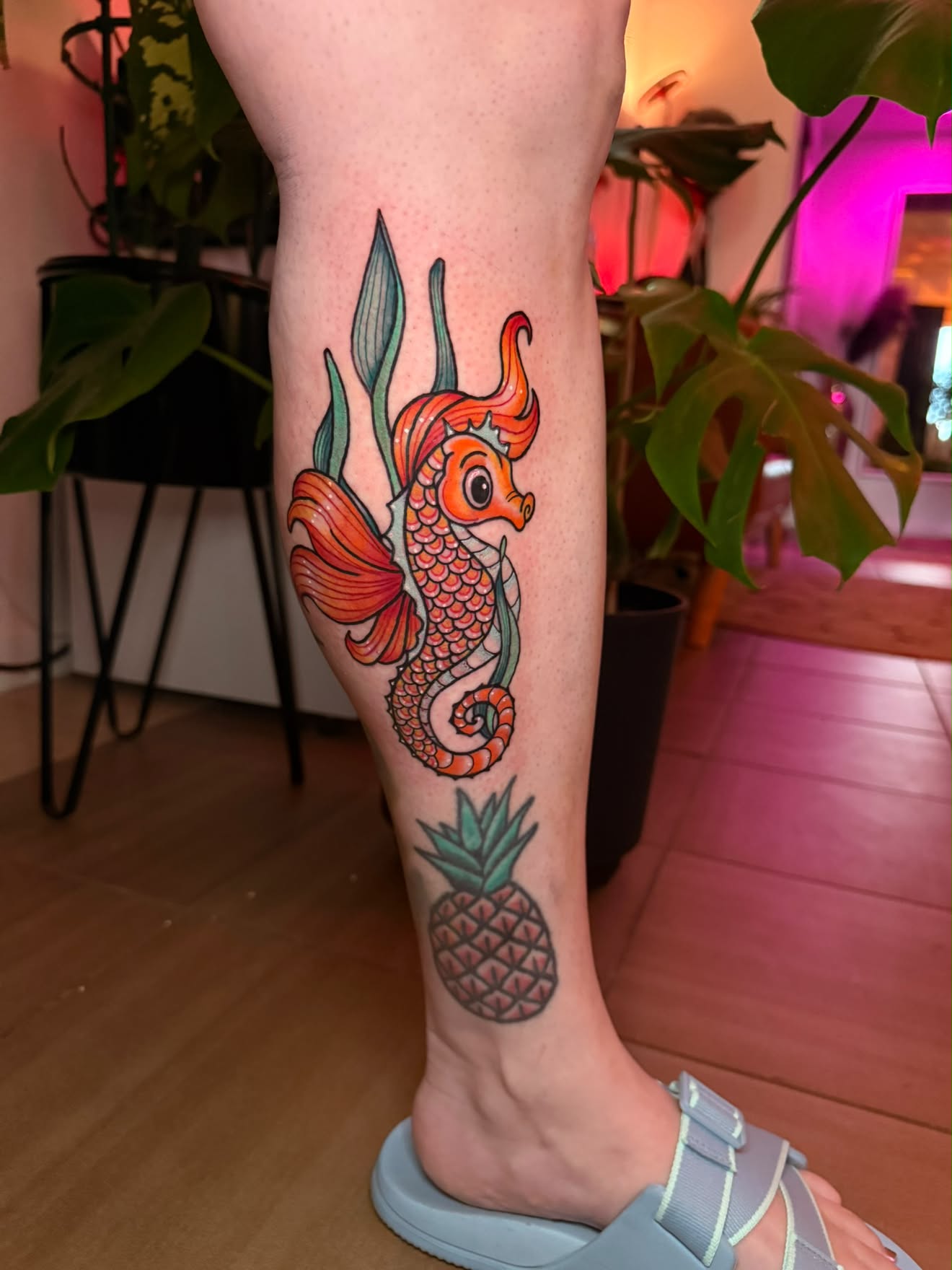Calf by Jenna, seahorse in color